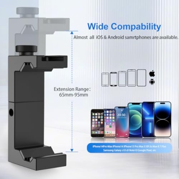 ULANZI ST-02S Aluminum Phone Tripod Mount for iPhones  & Androids