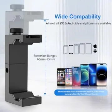 ULANZI ST-02S Aluminum Phone Tripod Mount for iPhones  & Androids