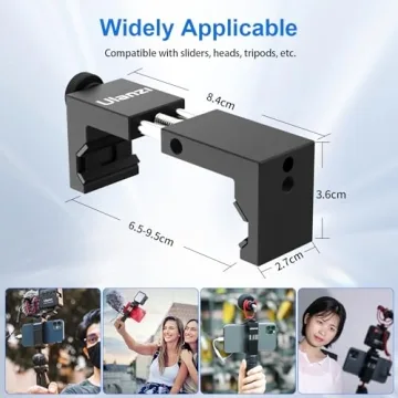 ULANZI ST-02S Aluminum Phone Tripod Mount for iPhones  & Androids