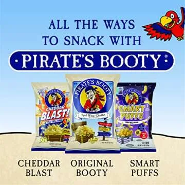 Pirate's Booty Aged White Cheddar Cheese Puffs 6ct