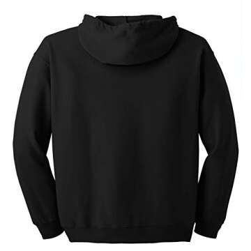 INK STITCH Unisex 18600 Custom Stitching Design Your Own Hoodie Zip up Jackets - Black (L)