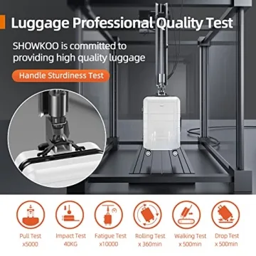 SHOWKOO Durable Expandable Luggage Set Perfect for Travelers