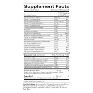 The Honest Company Love the Bump Prenatal Once Daily Supplement | NSF-Certified, Non-GMO | 30 Count Tablets