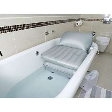 Mangar Portable Bathing Lift Cushion | Inflatable Chair for Elderly, 330 lbs