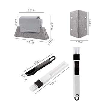 Magic Window Track Cleaner, Window Groove Cleaning Brush Tools Set