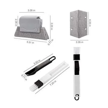 Magic Window Track Cleaner, Window Groove Cleaning Brush Tools Set