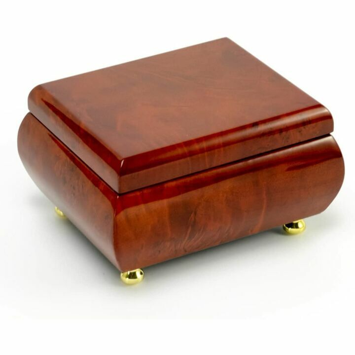Wooden Music Jewelry Box - Plays Many Songs