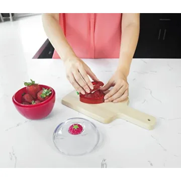 Joie Strawberry Slicer - Perfectly Even Fruit Cutter Tool