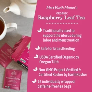 Earth Mama Organic Raspberry Leaf Tea for Pregnant Women