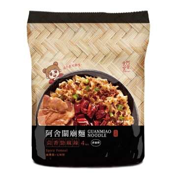 A-SHA Healthy Ramen Noodles, Extra-Wide Knife Cut Style Noodles with Spicy Fennel Sauce, Vegetarian ...