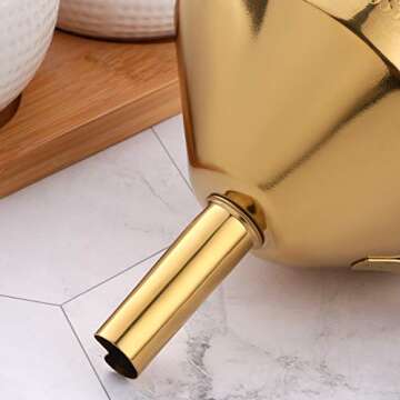 Stainless Steel Funnel with Strainer for Kitchen