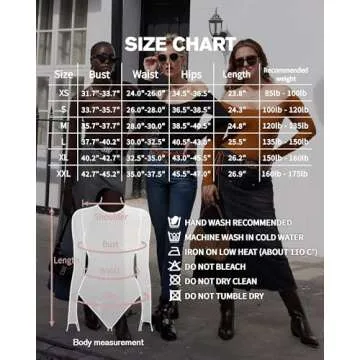 MANGOPOP Off The Shoulder Long Sleeve Bodysuit for Women