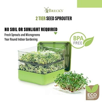 Grow Fresh Microgreens with Gardens Alive! Seed Sprouter Kit