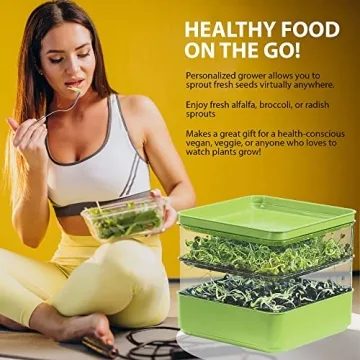 Grow Fresh Microgreens with Gardens Alive! Seed Sprouter Kit