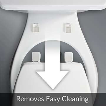 Bio Bidet Athens Toilet Seat with Perfect Fit, Fresh Water Spray, Non-Electric, Easy to Install Bidet, ROUND, White