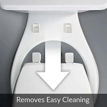 Bio Bidet Athens Toilet Seat with Perfect Fit, Fresh Water Spray, Non-Electric, Easy to Install Bidet, ROUND, White