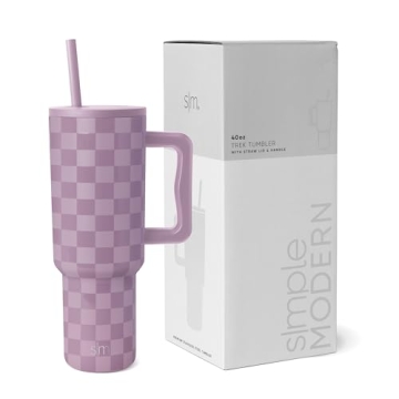 Simple Modern 40 oz Insulated Tumbler with Straw and Handle