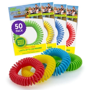 Superband Mosquito Repellent Bracelets - Pack of 50