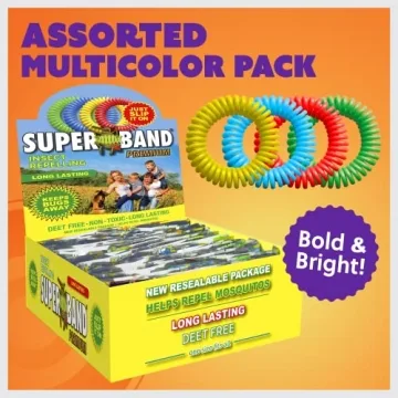 Superband Mosquito Repellent Bracelets - Pack of 50