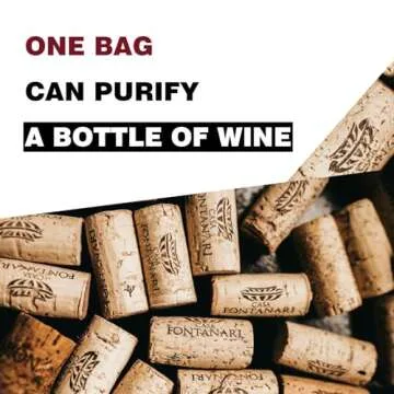 WEESIGEI Wine Wand Sulfite Purifier: Wine Filters Remover Histamines Sulfite - Reduce Headaches Alleviate & Sensitivities（pack of 8）