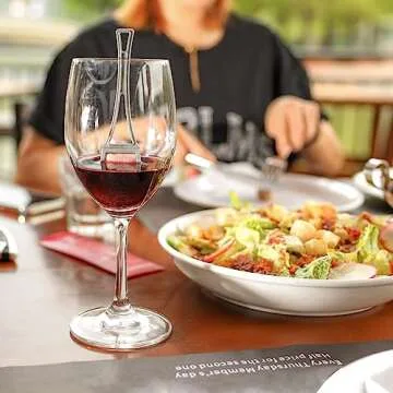 WEESIGEI Wine Wand Sulfite Purifier: Wine Filters Remover Histamines Sulfite - Reduce Headaches Alleviate & Sensitivities（pack of 8）