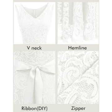 Elegant Dressystar Floral Lace Party Dress for Women