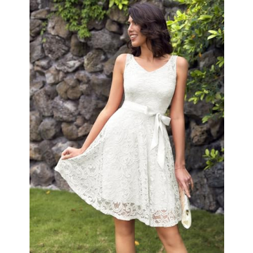 Elegant Dressystar Floral Lace Party Dress for Women