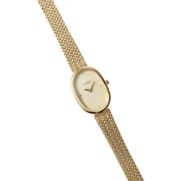 Shop Breda Women's 23MM Gold and Mesh Bracelet Watch