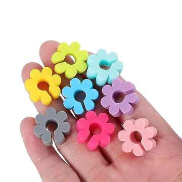 TuTuYa Wine Glass Charms, 52PCS Reusable Silicone Wine Glass Drink Markers, Glass Identifiers For Glass and Cups at Parties, Anniversary, Christmas,Carnivals, Banquets, Weddings,Graduated