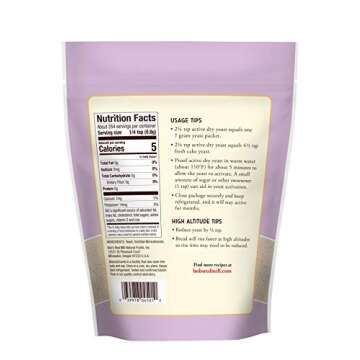 Bob's Red Mill Gluten Free Active Dry Yeast - Perfect for All Dietary Needs
