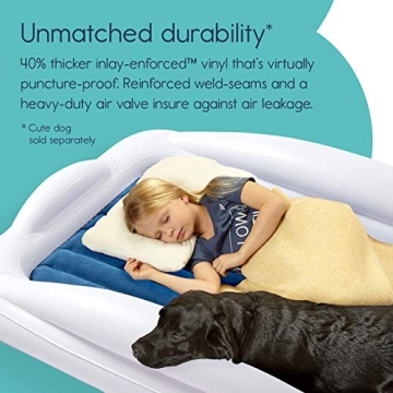 hiccapop Inflatable Toddler Travel Bed - Safe & Portable