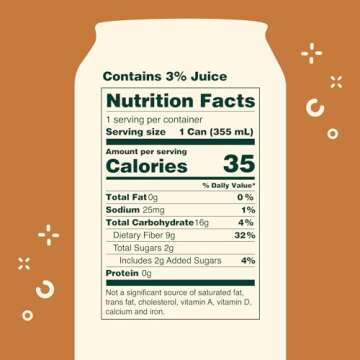 OLIPOP Prebiotic Soda Pop, Classic Root Beer, A New Kind of Soda Packed with Prebiotics, Fiber, and Botanicals, Gluten Free, Vegan, GMO Free, 12oz (12-Cans)