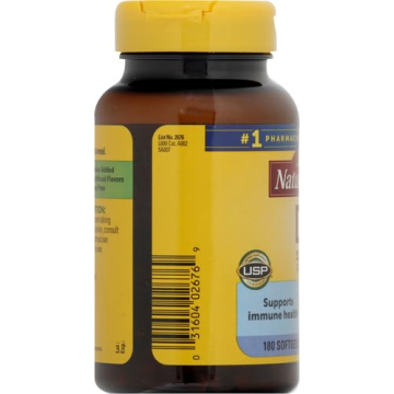 Nature Made Vitamin D3 1000 IU Softgels for Health