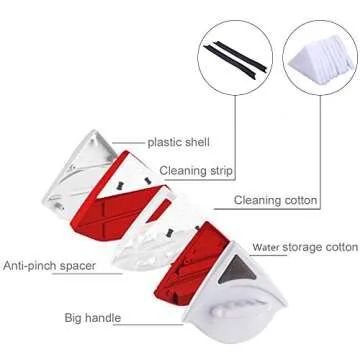 Double-sided Window Cleaner for Easy Streak-Free Cleaning