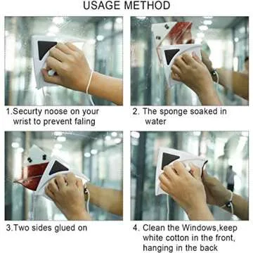 Double-sided Window Cleaner for Easy Streak-Free Cleaning