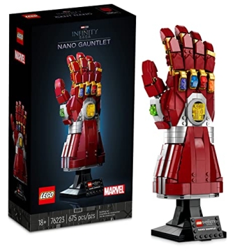 LEGO Marvel Nano Gauntlet Iron Man Model with Infinity Stones Collectible