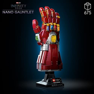 LEGO Marvel Nano Gauntlet Iron Man Model Infinity Stones Collectible