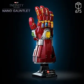 LEGO Marvel Nano Gauntlet Iron Man Model Infinity Stones Collectible