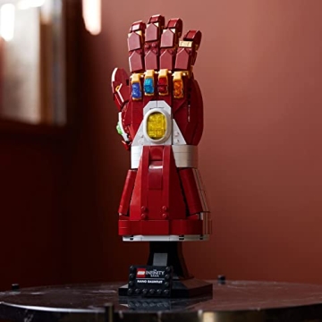 LEGO Marvel Nano Gauntlet Iron Man Model Infinity Stones Collectible