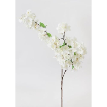 Afloral Faux Cherry Blossom Stem - Realistic 44" Decor