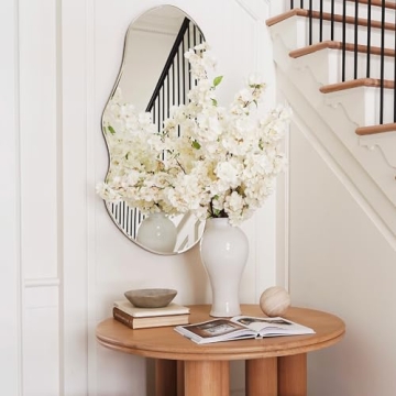 Afloral Faux Cherry Blossom Stem - Realistic 44" Decor