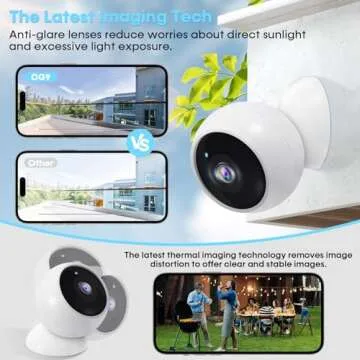 AMTIFO Security Cameras Wireless Outdoor: Magnetic 2-Pack Install-Free Indoor Smart 2K WiFi - Long Battery Life Powered Cameras for Home Security with AI Motion Detection