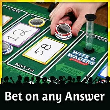 North Star Games Wits & Wagers Deluxe Board Game Award Winning Trivia Game - 4+ Players - Ultimate Party Game for Family, Teens and Adults.