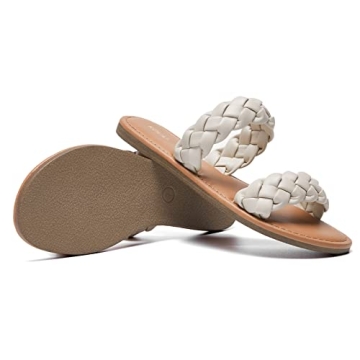 KOLILI Braided Slide Sandals for Summer Comfort