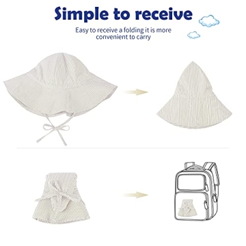 Premium Zando Baby Sun Hat with Adjustable Brim