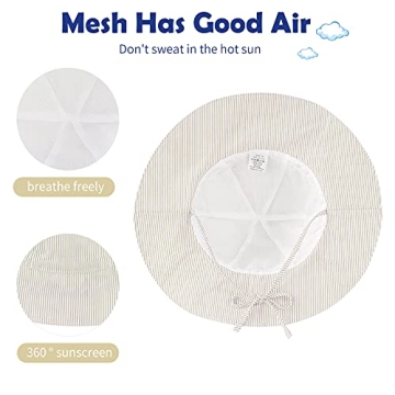 Premium Zando Baby Sun Hat with Adjustable Brim