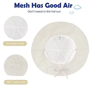 Premium Zando Baby Sun Hat with Adjustable Brim