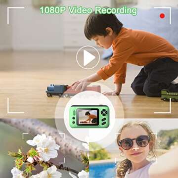 Kids Digital Camera with Flip Lens - Perfect for Ages 3-9