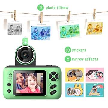 Kids Digital Camera with Flip Lens - Perfect for Ages 3-9