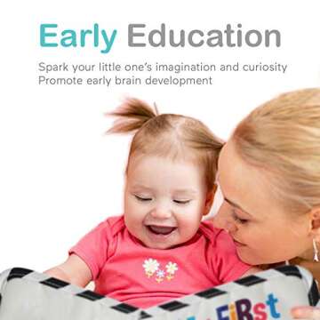 Urban Kiddy™ Baby's My First Family Album | Soft Photo Cloth Book Gift Set for Newborn Toddler & Kids (Giraffe)